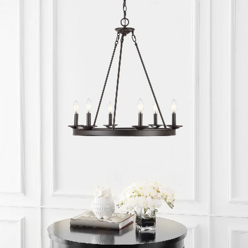 Chandeliers with Dimmable Lights for Ambiance ControlChandeliers with Dimmable Lights for Ambiance ControlSafavieh Joris 6Lt Chandelier - Oil Rubbed Bronze (Black) Chandeliers with Dimmable Lights for Ambiance ControlChandeliers with Dimmable Lights for Ambiance ControlSafavieh Joris 6Lt Chandelier - Oil Rubbed Bronze (Black)