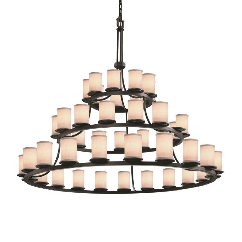 Oversized Chandeliers as a Statement Piece in Living RoomsOversized Chandeliers as a Statement Piece in Living RoomsTextile Dakota 45-light Matte Black Ring Chandelier, White Cylinder w/ Flat Rim Shade Oversized Chandeliers as a Statement Piece in Living RoomsOversized Chandeliers as a Statement Piece in Living RoomsTextile Dakota 45-light Matte Black Ring Chandelier, White Cylinder w/ Flat Rim Shade