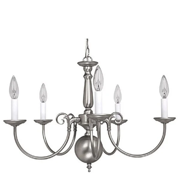 Chandeliers with Multiple Lights for Maximum IlluminationChandeliers with Multiple Lights for Maximum IlluminationTraditional Williamsburg style 5-light Matte Nickel Chandelier Chandeliers with Multiple Lights for Maximum IlluminationChandeliers with Multiple Lights for Maximum IlluminationTraditional Williamsburg style 5-light Matte Nickel Chandelier