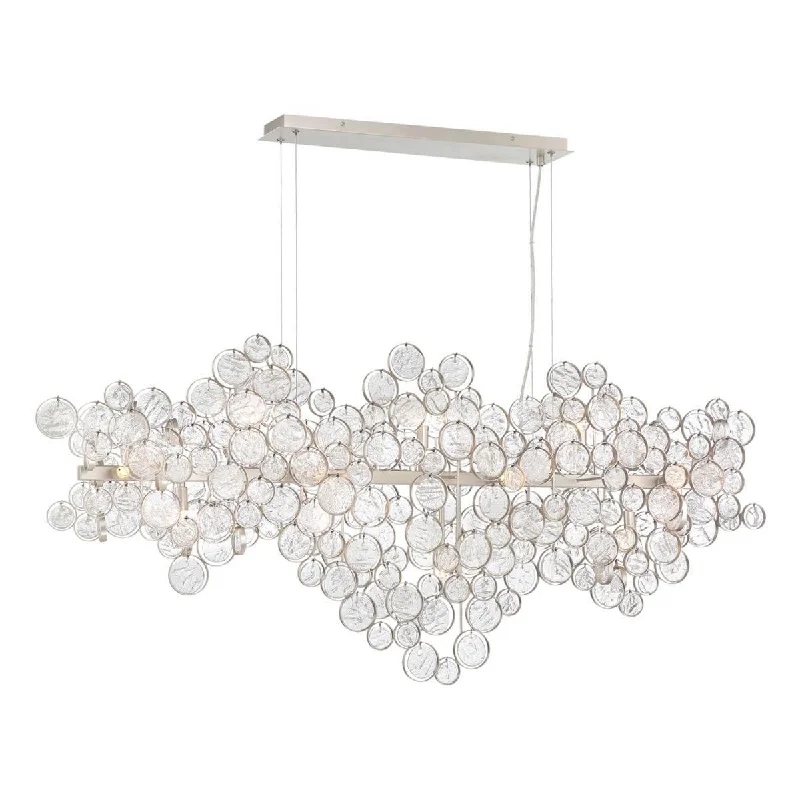 Chandeliers with Clear Crystal for a Sparkling EffectChandeliers with Clear Crystal for a Sparkling EffectTrento 15 Light Linear Chandelier Chandeliers with Clear Crystal for a Sparkling EffectChandeliers with Clear Crystal for a Sparkling EffectTrento 15 Light Linear Chandelier