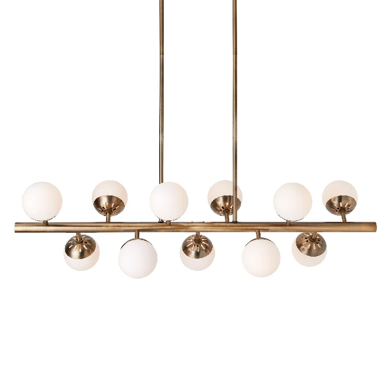 Chandeliers with Clear Crystal for a Sparkling EffectChandeliers with Clear Crystal for a Sparkling EffectUttermost 21358 Droplet 11 Light Linear Chandelier