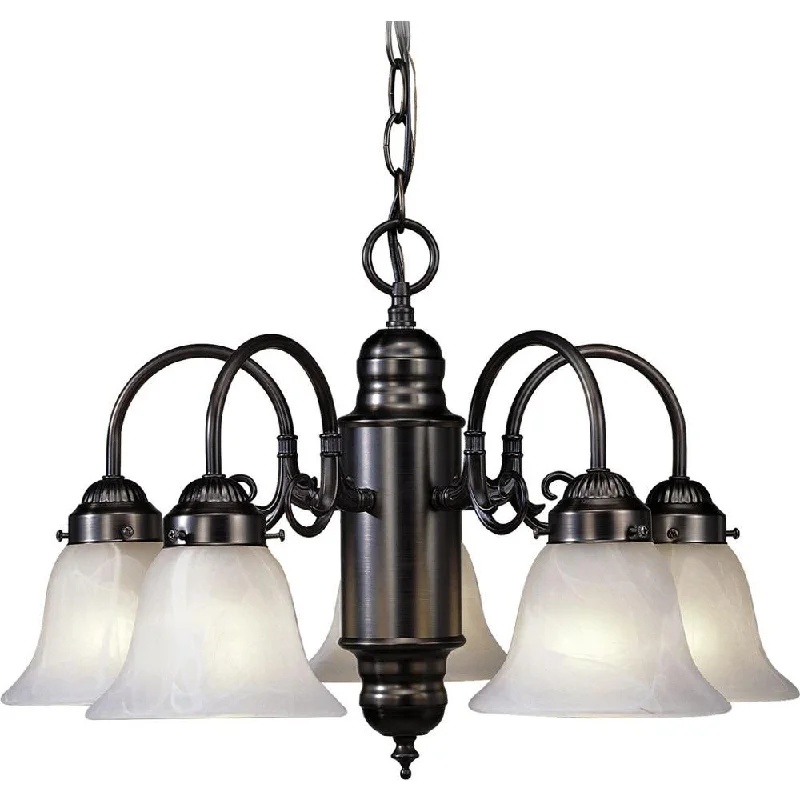 Art Deco Chandeliers for a Retro - Glam LookArt Deco Chandeliers for a Retro - Glam LookV4325-79 - Marti 5 Light Antique Bronze Chandelier