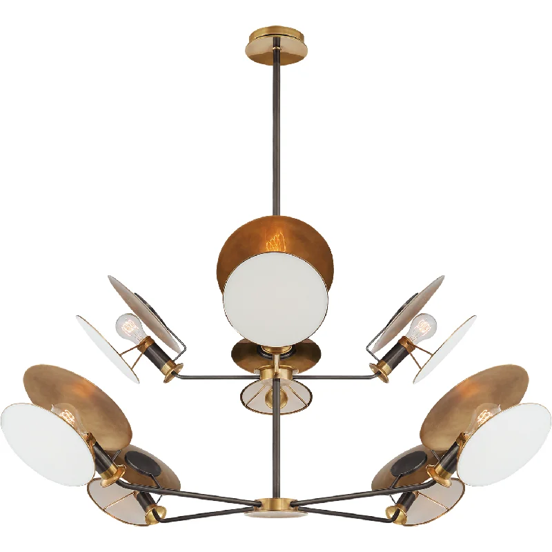 Chandeliers with Adjustable Arms for Directional LightingChandeliers with Adjustable Arms for Directional LightingOsiris Large Reflector Chandelier Chandeliers with Adjustable Arms for Directional LightingChandeliers with Adjustable Arms for Directional LightingOsiris Large Reflector Chandelier