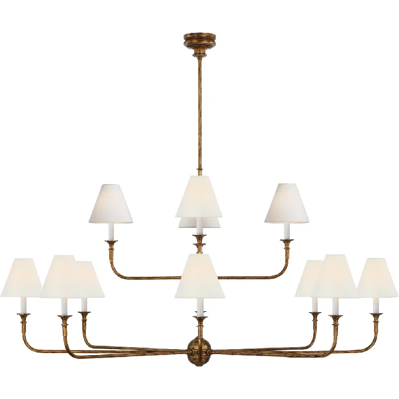 French Country Chandeliers with a Romantic AuraFrench Country Chandeliers with a Romantic AuraPiaf Grande Two-Tier Chandelier