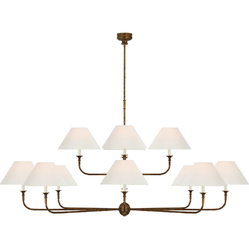 Victorian - Inspired Chandeliers with Ornate DetailsVictorian - Inspired Chandeliers with Ornate DetailsPiaf Oversized Two Tier Chandelier
