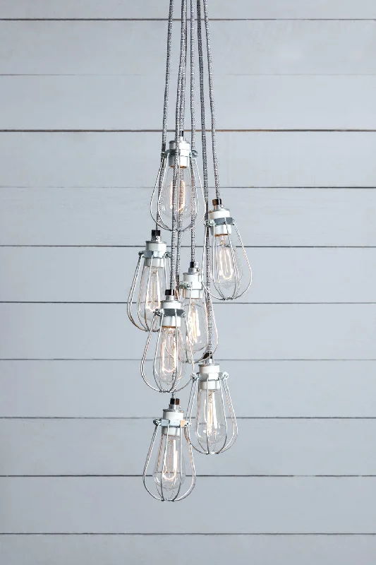 Mid - Century Modern Chandeliers for Vintage AppealMid - Century Modern Chandeliers for Vintage AppealWire Cage Chandelier - 7 Light Cluster Mid - Century Modern Chandeliers for Vintage AppealMid - Century Modern Chandeliers for Vintage AppealWire Cage Chandelier - 7 Light Cluster