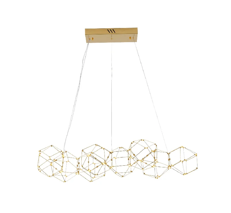Chinese - Style Ceiling Lights with Red Lantern - Inspired DesignsChinese - Style Ceiling Lights with Red Lantern - Inspired DesignsBethel International BE34C45G Pendant Light - Gold