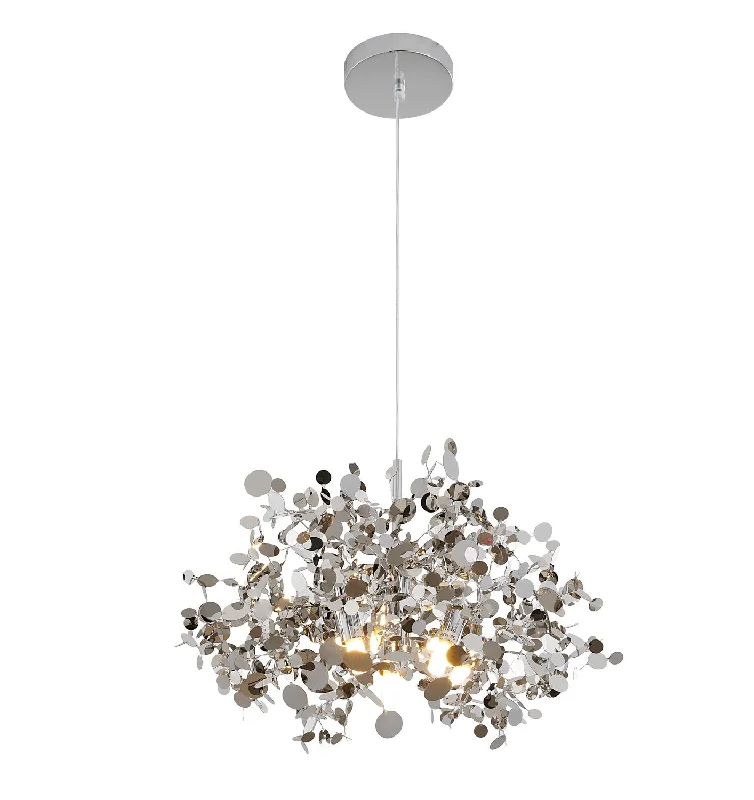 Japanese - Inspired Ceiling Lights with Shoji - Screen - like DiffusersJapanese - Inspired Ceiling Lights with Shoji - Screen - like DiffusersBethel International DLS108C15S Pendant Light - Chrome Japanese - Inspired Ceiling Lights with Shoji - Screen - like DiffusersJapanese - Inspired Ceiling Lights with Shoji - Screen - like DiffusersBethel International DLS108C15S Pendant Light - Chrome