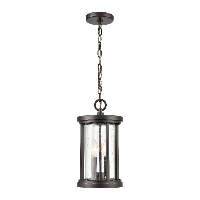 Tropical - Themed Ceiling Lights with Palm - Leaf Shapes and Rattan WrapsTropical - Themed Ceiling Lights with Palm - Leaf Shapes and Rattan WrapsBrison 8" Wide 2-Light Outdoor Pendant
