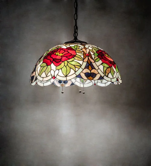 Contemporary Ceiling Lights with Unique, Abstract ShapesContemporary Ceiling Lights with Unique, Abstract ShapesMeyda Lighting 232774 20" Wide Renaissance Rose Pendant