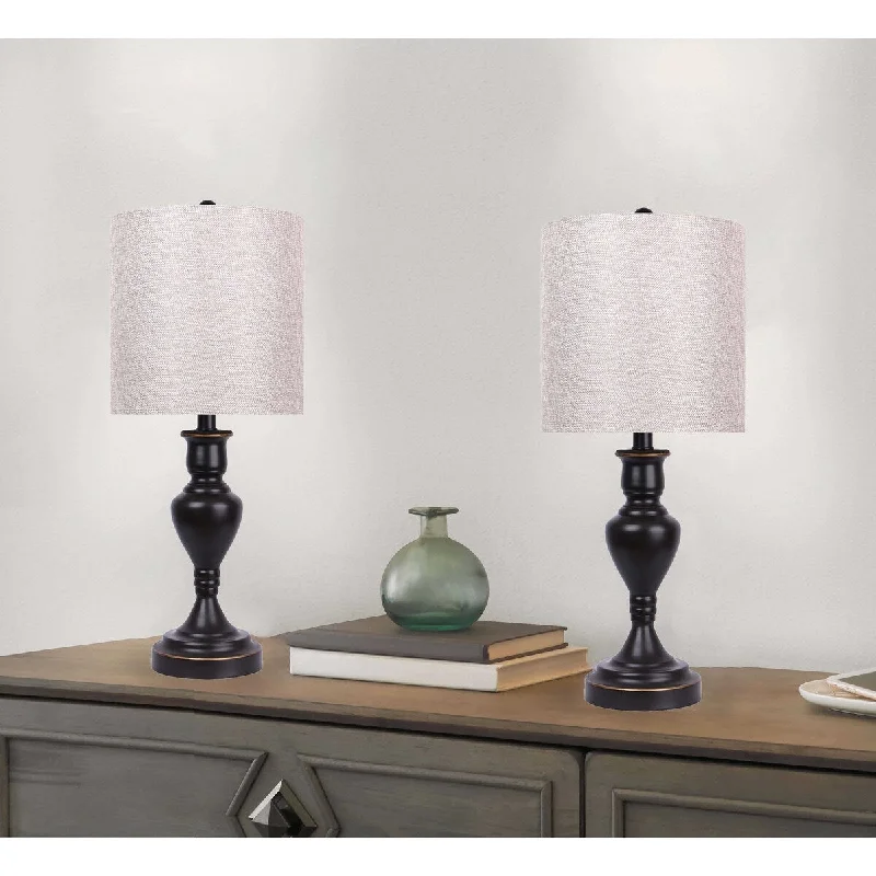 art deco table lamps with geometric shapes for a retro touchart deco table lamps with geometric shapes for a retro touch23" Metal Table Lamp w/ Vase-Inspired Base & Linen Shade (Set of 2)