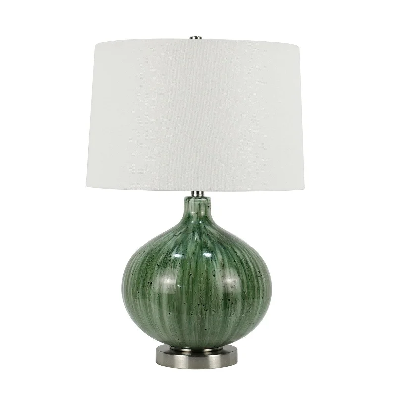 industrial style table lamps with exposed bulbs for loft apartmentsindustrial style table lamps with exposed bulbs for loft apartments24.5in Green Lava Art Glass Table Lamp and Designer Shade - 24.5