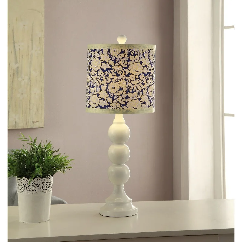 leather table lamps with a distressed texture for a rugged charmleather table lamps with a distressed texture for a rugged charm24" Stacked Ball Table Lamp with Floral Printed Shade
