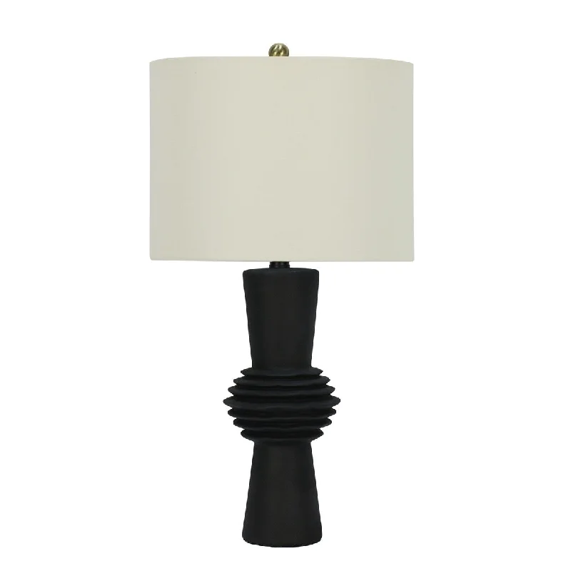art deco table lamps with geometric shapes for a retro touchart deco table lamps with geometric shapes for a retro touch25.5" Contemporary Totem Table Lamp & Decorator Shade - 25.5