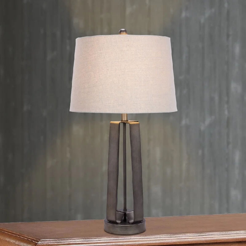 leather table lamps with a distressed texture for a rugged charmleather table lamps with a distressed texture for a rugged charm28 inch Dark Silver Metal Table Lamp