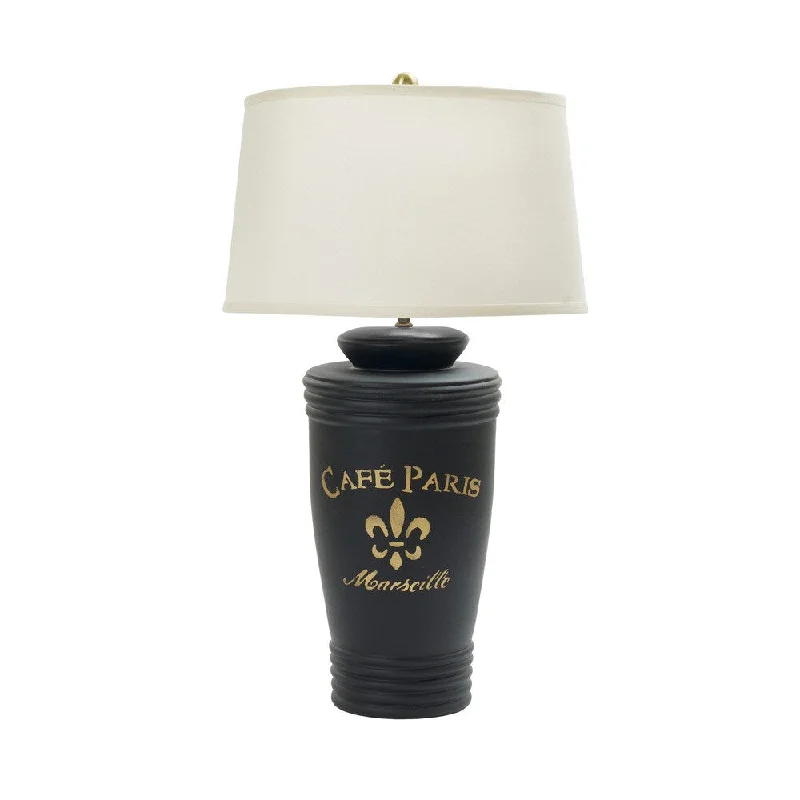 leather table lamps with a distressed texture for a rugged charmleather table lamps with a distressed texture for a rugged charm31-inch Black & Gold Ceramic Table Lamp inspired By Paris