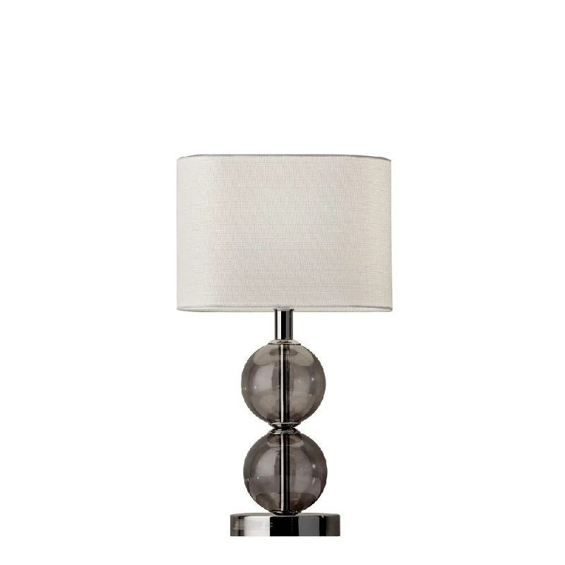 bohemian table lamps with colorful patterns for eclectic bedroomsbohemian table lamps with colorful patterns for eclectic bedroomsAdesso Donna Burgundy or Smoked Glass Table Lamp