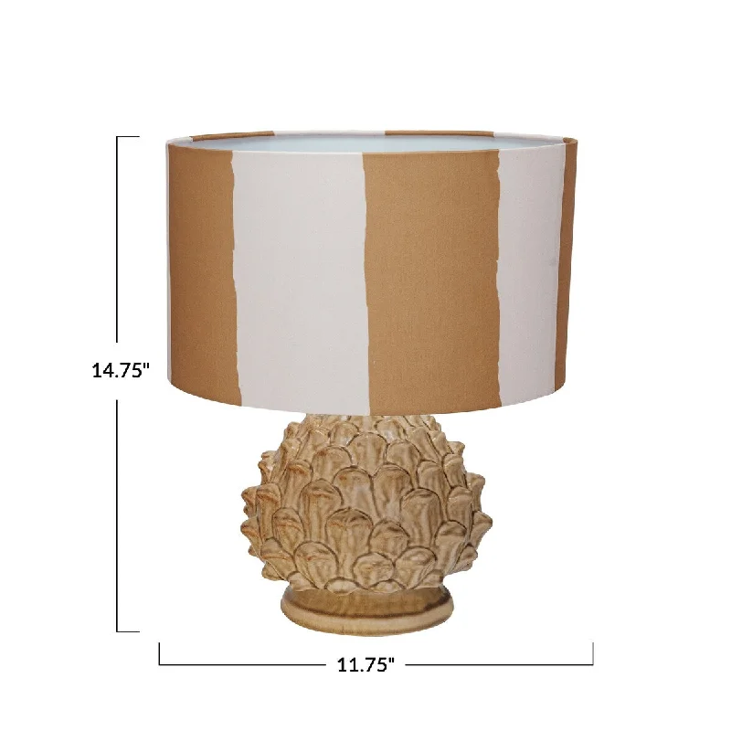 mid century modern table lamps with iconic designs for a stylish studymid century modern table lamps with iconic designs for a stylish studyArtichoke Finial Stoneware Table Lamp, Set of 2