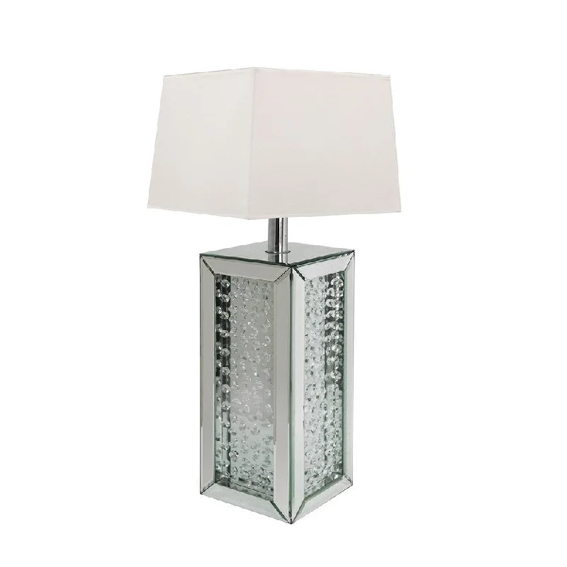 asian inspired table lamps with bamboo accents for a zen atmosphereasian inspired table lamps with bamboo accents for a zen atmosphereBest Quality Furniture Mirrored Crystal Table Lamp with Shade
