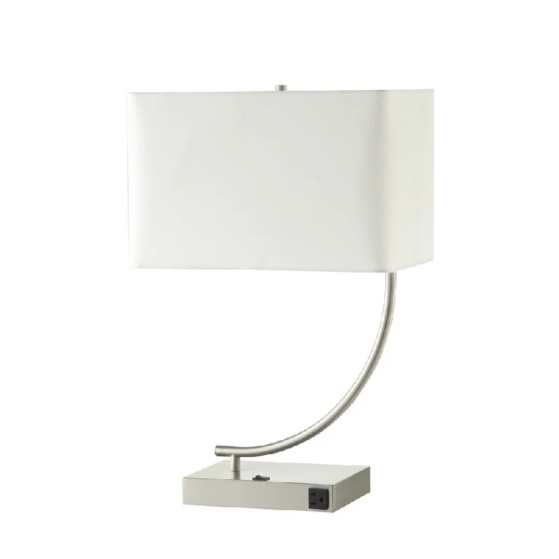ceramic table lamps with hand painted designs for an artistic touchceramic table lamps with hand painted designs for an artistic touchCoaster Company White/ Satin Nickel Lamp