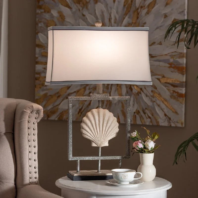 marble table lamps with a luxurious veined pattern for high end decormarble table lamps with a luxurious veined pattern for high end decorContemporary Antique Silver Metal Framed Seashell Table Lamp