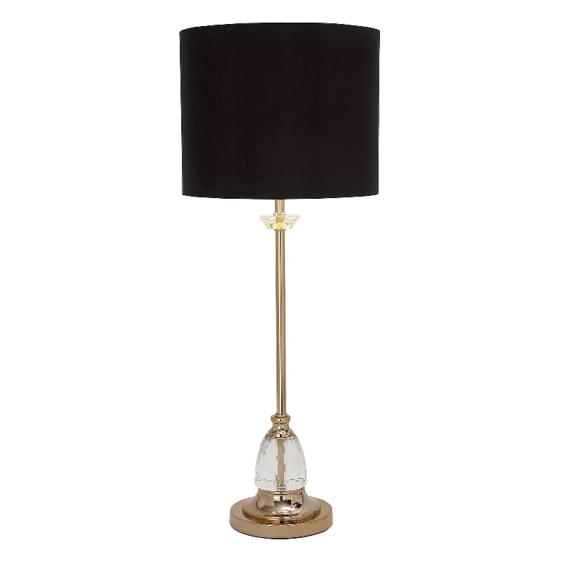12"W, 31"H - Round Base - Gold