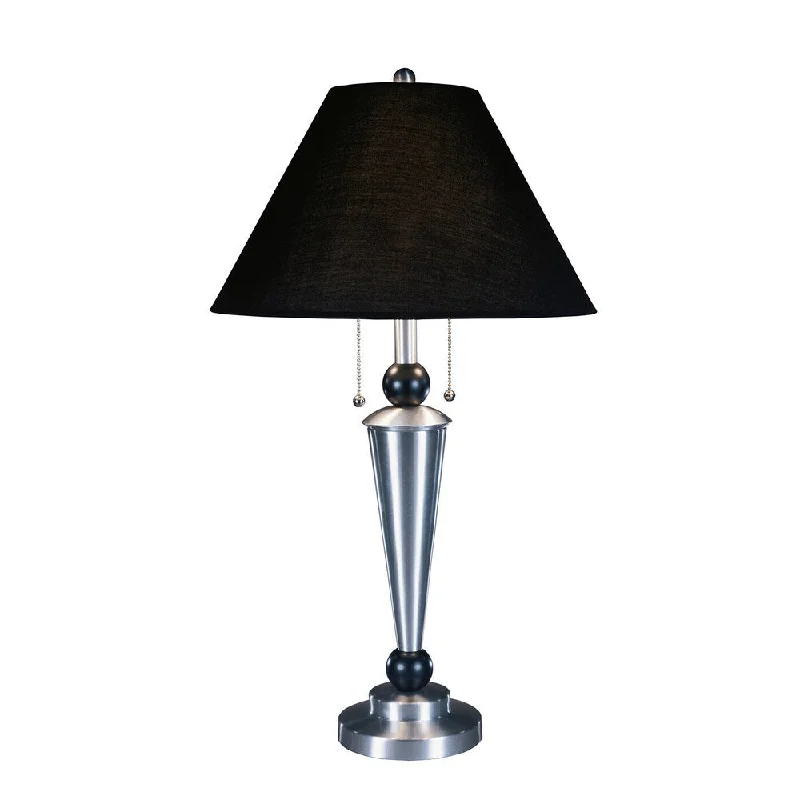 leather table lamps with a distressed texture for a rugged charmleather table lamps with a distressed texture for a rugged charmCynthia Nickel/Black Metal Table Lamps (Pack of 2)