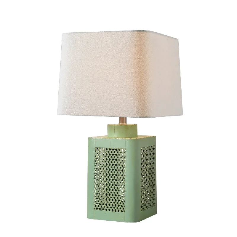 mid century modern table lamps with iconic designs for a stylish studymid century modern table lamps with iconic designs for a stylish studyDuval 24" Antique Green Table Lamp - 13" x 13" x 24" H