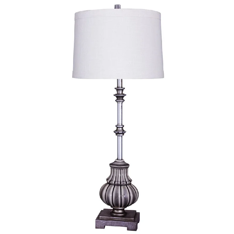 bohemian table lamps with colorful patterns for eclectic bedroomsbohemian table lamps with colorful patterns for eclectic bedroomsFangio Lighting's 1-light Grey Buffet Lamp