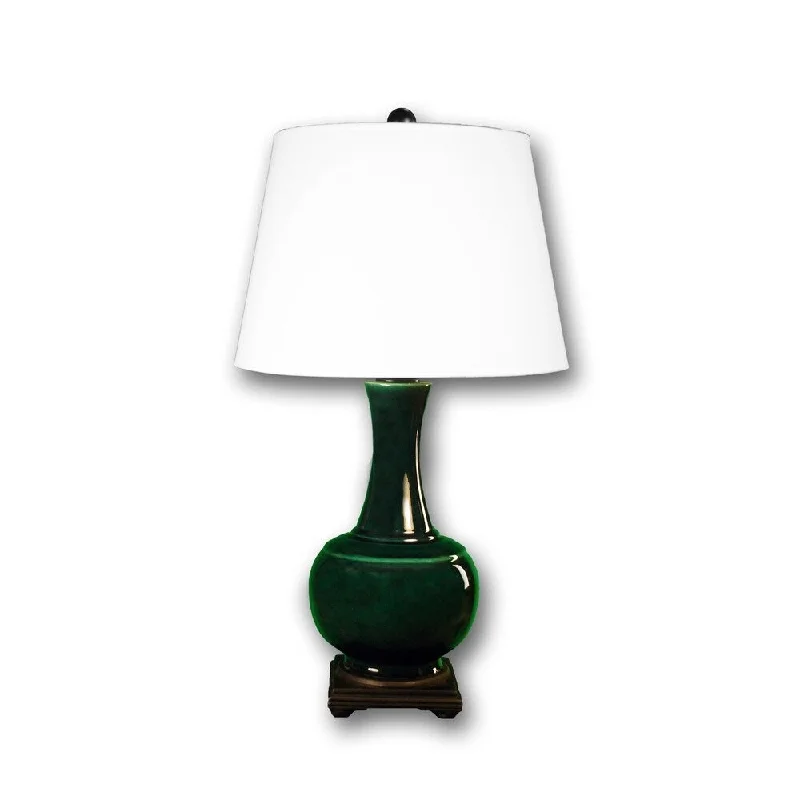 bohemian table lamps with colorful patterns for eclectic bedroomsbohemian table lamps with colorful patterns for eclectic bedroomsFangio Lighting's 8699CG 29" Genie Bottle Copper Green Table Lamp