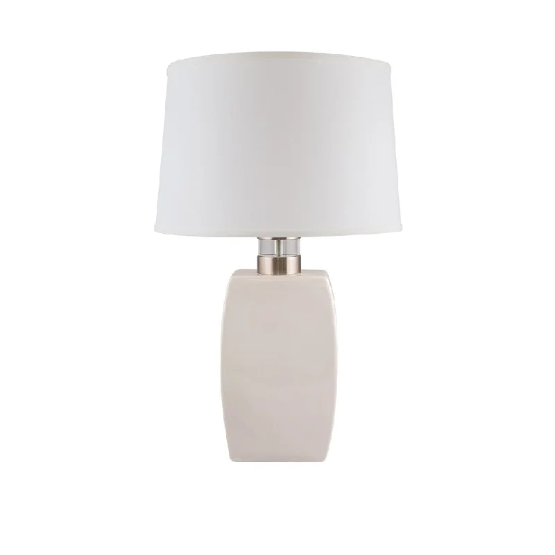 industrial style table lamps with exposed bulbs for loft apartmentsindustrial style table lamps with exposed bulbs for loft apartmentsFangio Lighting's m.r.8997 26 in. Convex Block Ceramic Nightlight Table Lamp in White