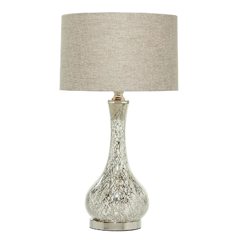 victorian style table lamps with ornate details for traditional homesvictorian style table lamps with ornate details for traditional homesGlass Room Table Lamp with Faux Mercury Glass Finish - Silver - Roche River Decor