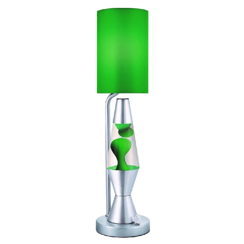victorian style table lamps with ornate details for traditional homesvictorian style table lamps with ornate details for traditional homesGreen/ Clear 19-inch Lava PlusTable Lamp with Silver Base