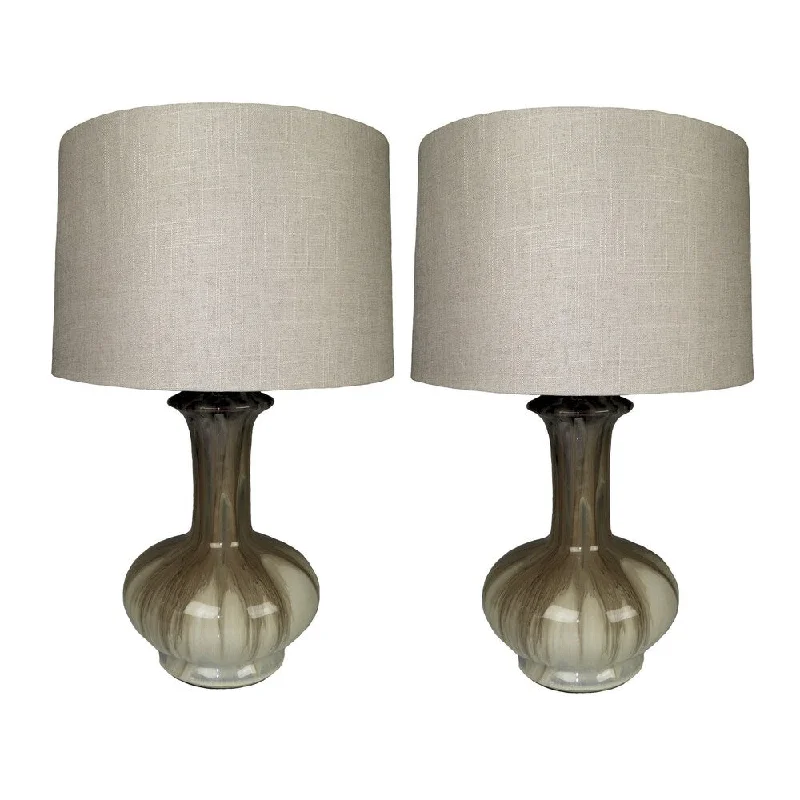 crystal table lamps with dazzling prisms for a glamorous effectcrystal table lamps with dazzling prisms for a glamorous effectJT Lighting Ceramic Table Lamp (Set of 2)