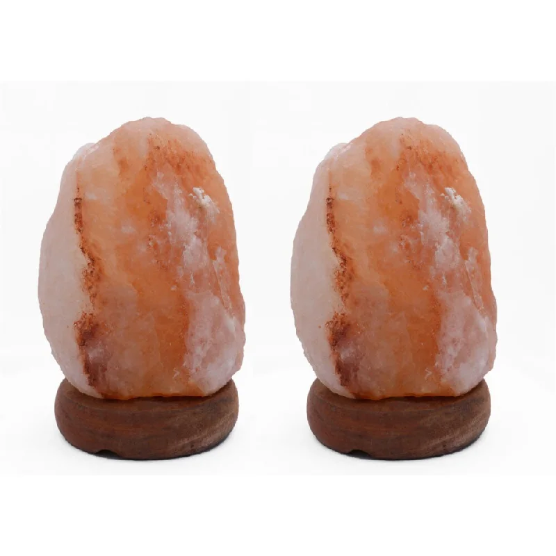 crystal table lamps with dazzling prisms for a glamorous effectcrystal table lamps with dazzling prisms for a glamorous effectManhattan Comfort 6-inch Natural Shaped Himalayan Salt Lamp (Set of 2)