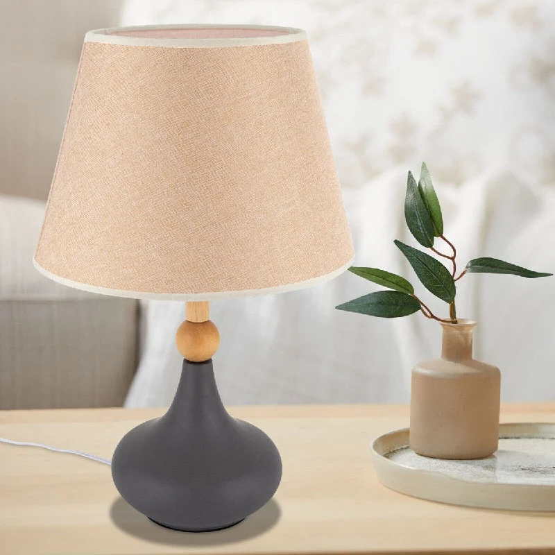 leather table lamps with a distressed texture for a rugged charmleather table lamps with a distressed texture for a rugged charmModern Cloth Table Lamp Grey Bedside Lamp