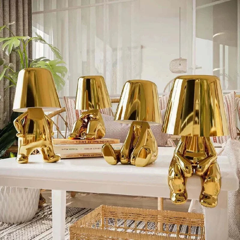 victorian style table lamps with ornate details for traditional homesvictorian style table lamps with ornate details for traditional homesModern Gold Thinker Table Lamp