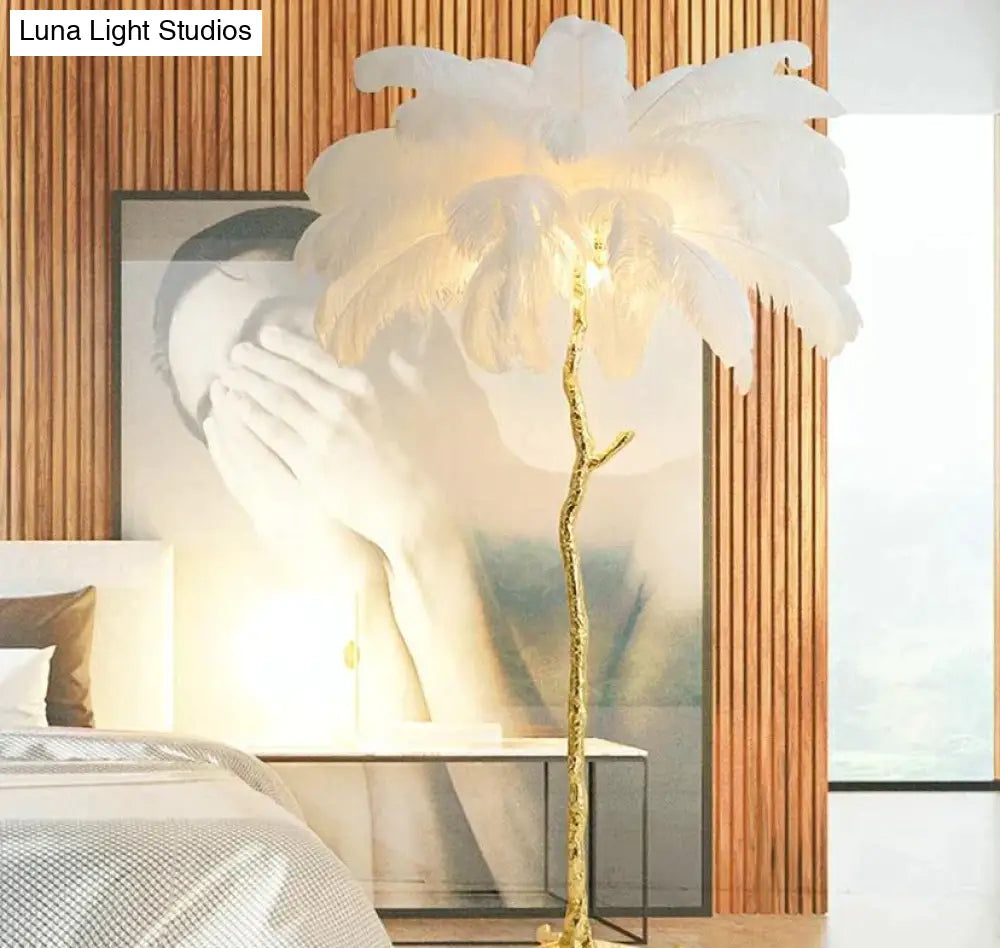 metal table lamps with a matte black finish for a sleek appearancemetal table lamps with a matte black finish for a sleek appearanceNordic Ostrich Feather Floor Lamp Stand Light Copper Modern Interior Lighting Decor Home Floor Lights Luminaria Ostrich Feather