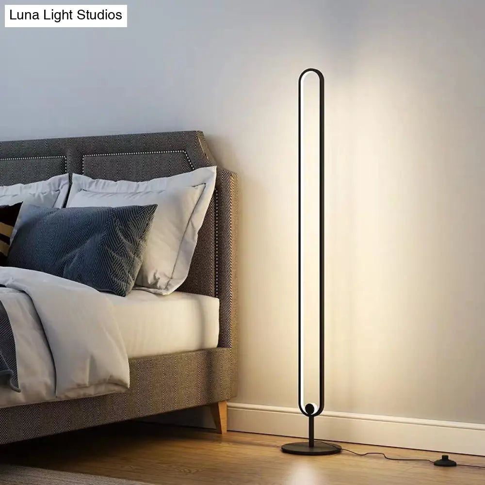 asian inspired table lamps with bamboo accents for a zen atmosphereasian inspired table lamps with bamboo accents for a zen atmosphereModern Oval Frame LED Bedside Floor Lamp in Black - Simplicity, Acrylic, with Adjustable Light: Warm, White, Natural