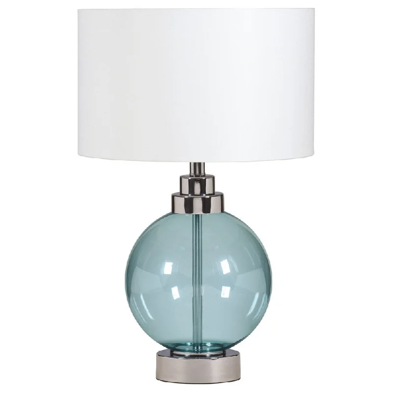 victorian style table lamps with ornate details for traditional homesvictorian style table lamps with ornate details for traditional homesReece Blue/Chrome Glass Table Lamp (Pack of 2)