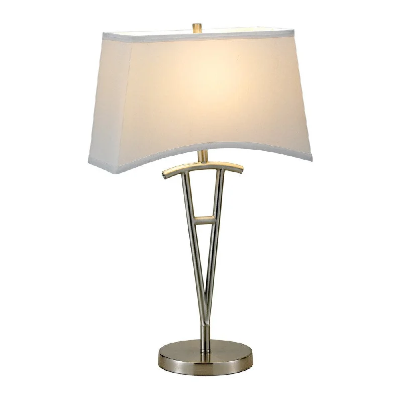 glass table lamps with a frosted surface for soft light diffusionglass table lamps with a frosted surface for soft light diffusionSB Taylor Satin Steel Table Lamp