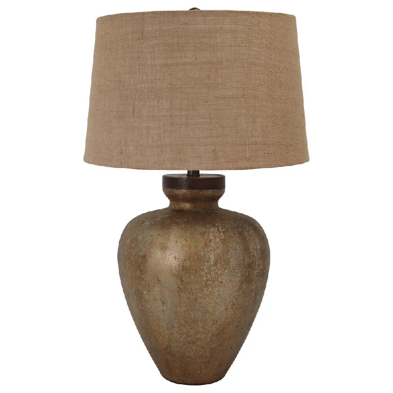 fabric table lamps with a linen shade for a relaxed and breathable lookfabric table lamps with a linen shade for a relaxed and breathable lookShaunelle Antique Gold Glass Table Lamp