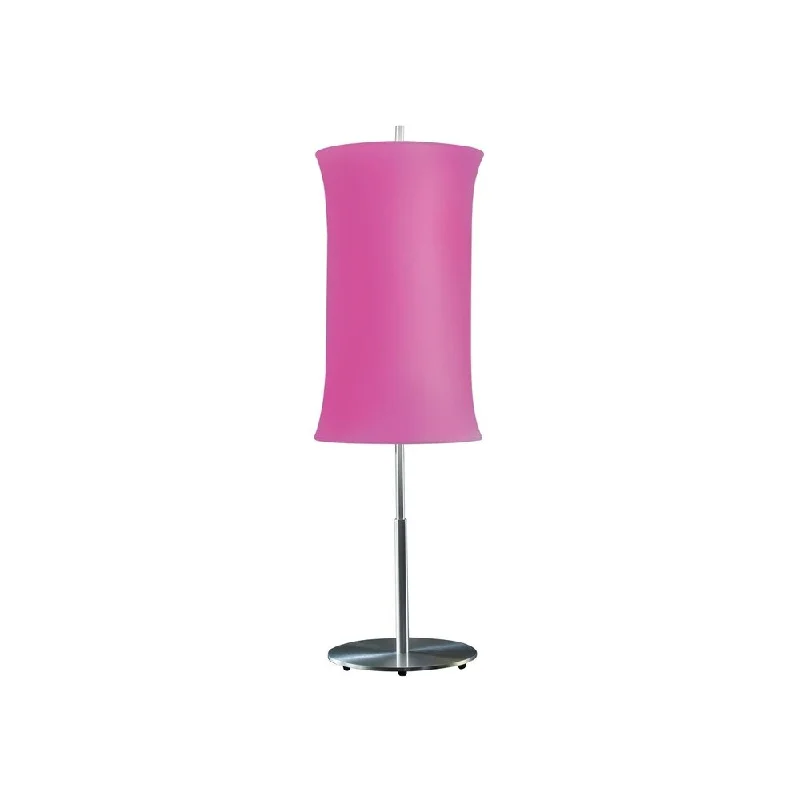 crystal table lamps with dazzling prisms for a glamorous effectcrystal table lamps with dazzling prisms for a glamorous effectSonneman Lighting Lightweights Cylinder Table Lamp with Fuschia Shade