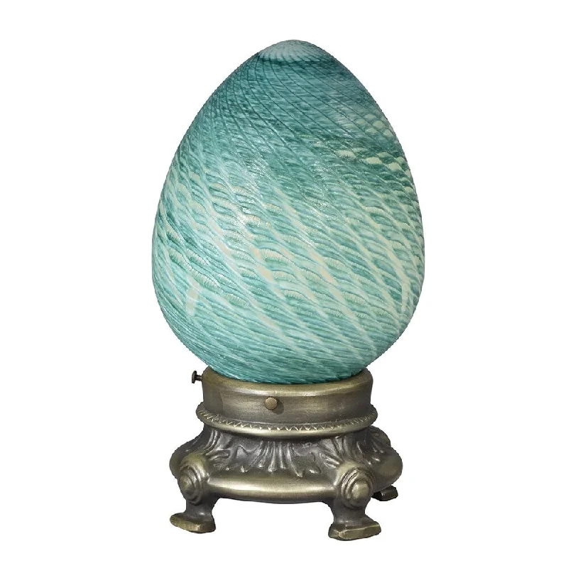 industrial style table lamps with exposed bulbs for loft apartmentsindustrial style table lamps with exposed bulbs for loft apartmentsSpringdale 11"H Speckled Egg Art Glass Lamp
