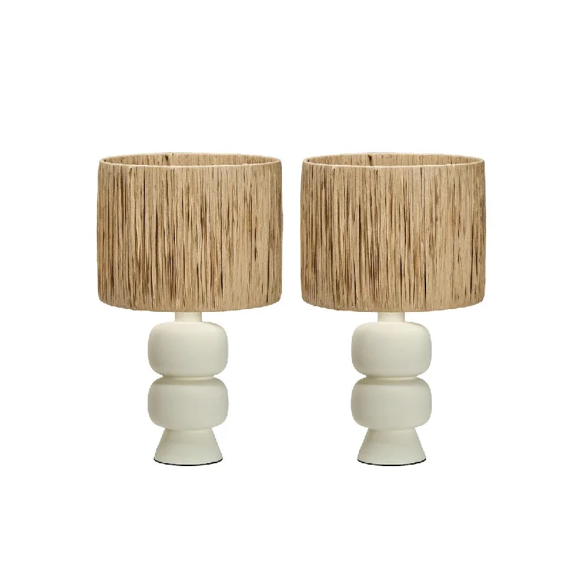 crystal table lamps with dazzling prisms for a glamorous effectcrystal table lamps with dazzling prisms for a glamorous effectStoneware Table Lamp, Set of 2