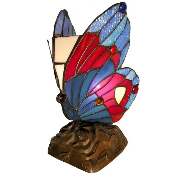 crystal table lamps with dazzling prisms for a glamorous effectcrystal table lamps with dazzling prisms for a glamorous effectTiffany Style Blue Butterfly Accent Lamp