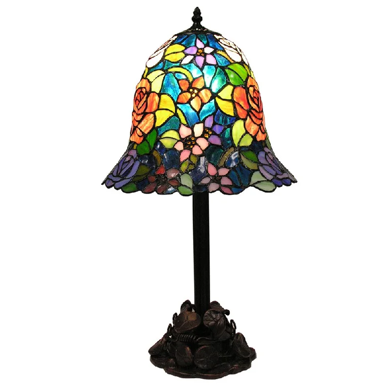 rustic farmhouse table lamps for cozy kitchensrustic farmhouse table lamps for cozy kitchensTiffany-style Rinji Water Lily Table Lamp