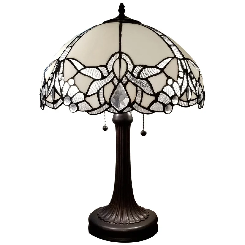 wooden table lamps with natural grain for a warm and organic feelwooden table lamps with natural grain for a warm and organic feelTiffany Style Table Lamp Jeweled Jagged Edge 23" Tall Stained Glass White Office Handmade AM241TL16B Amora Lighting