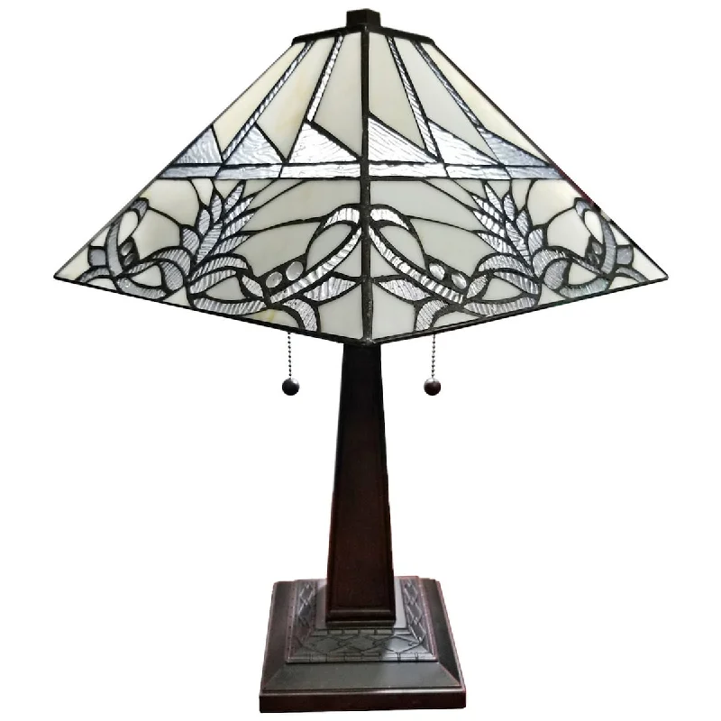art deco table lamps with geometric shapes for a retro touchart deco table lamps with geometric shapes for a retro touchTiffany Style Table Lamp Mission 22" Tall Stained Glass Tan Floral Flower Decor Bedroom Handmade Gift AM312TL14B Amora Lighting