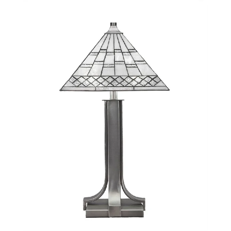 fabric table lamps with a linen shade for a relaxed and breathable lookfabric table lamps with a linen shade for a relaxed and breathable lookToltec 2 Light Apollo Table Lamp Shown In Graphite Finish With 14" Pewter Tiffany Glass